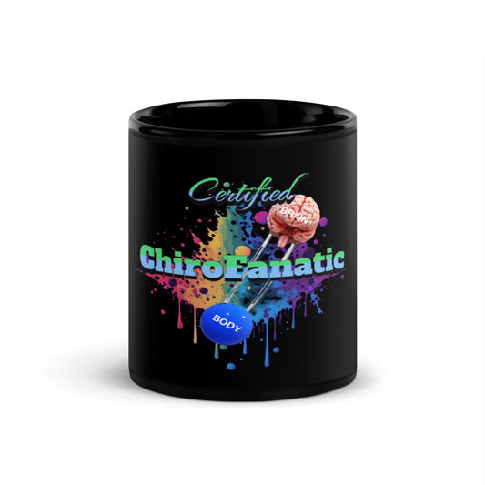 Black Glossy ChiroFanatics Mug