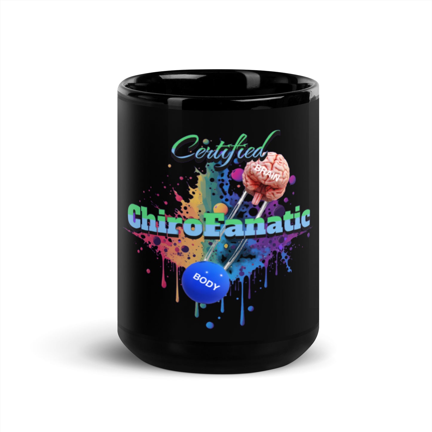 Black Glossy ChiroFanatics Mug