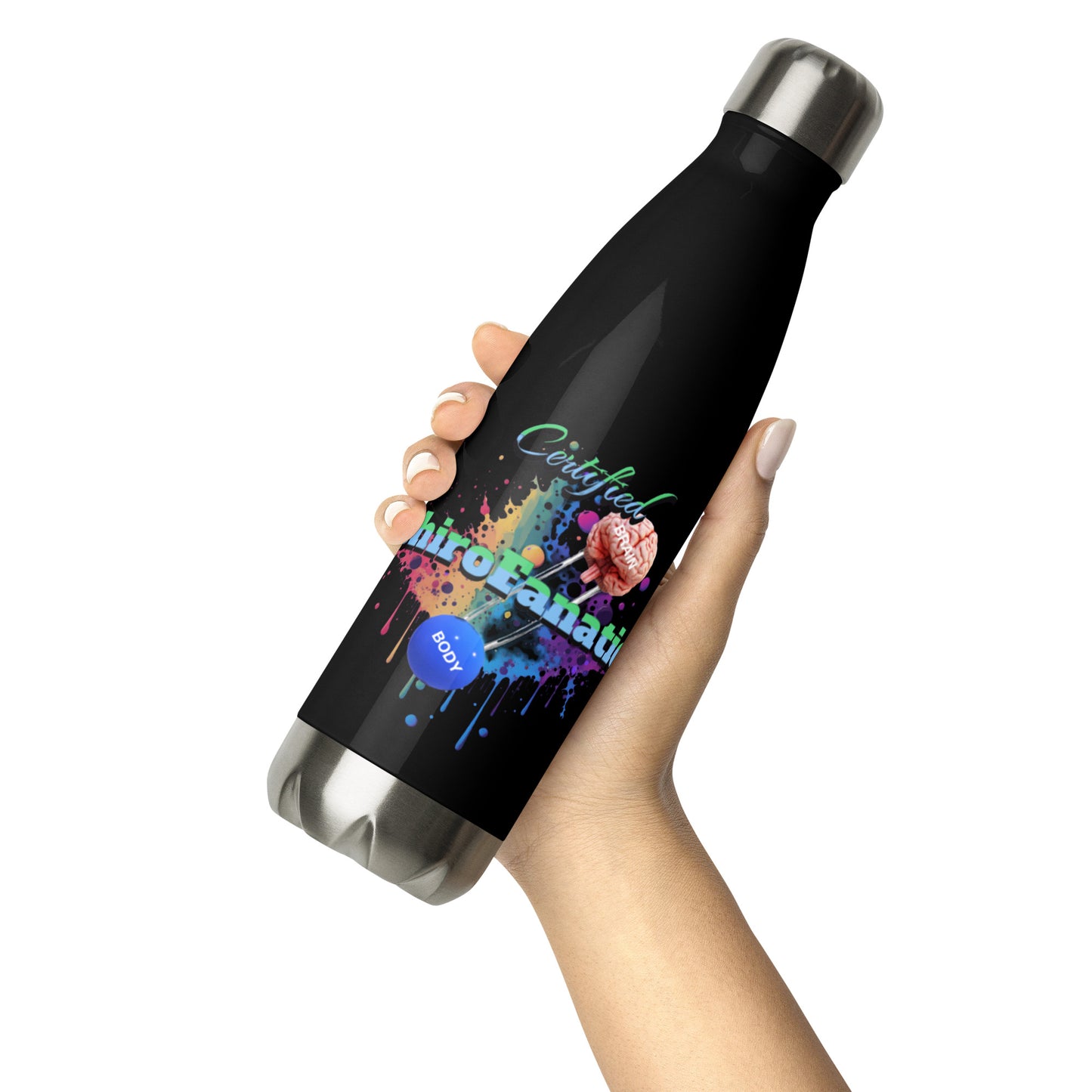 Stainless Steel ChiroFanatics Water Bottle