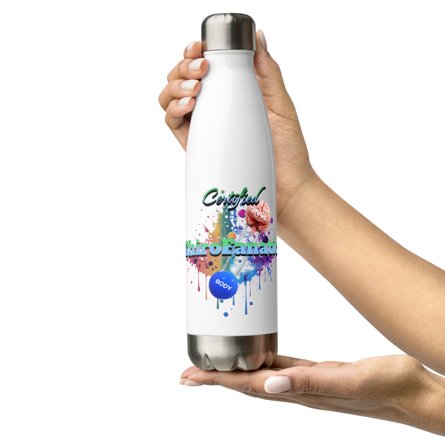 Stainless Steel ChiroFanatics Water Bottle